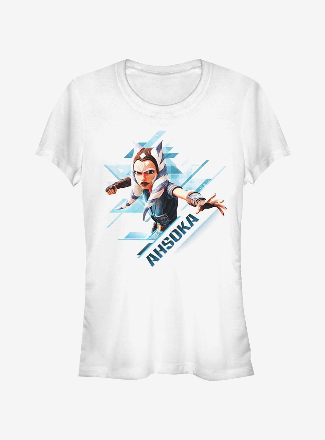 Star Wars The Clone Wars Ahsoka Angled Girls T-Shirt