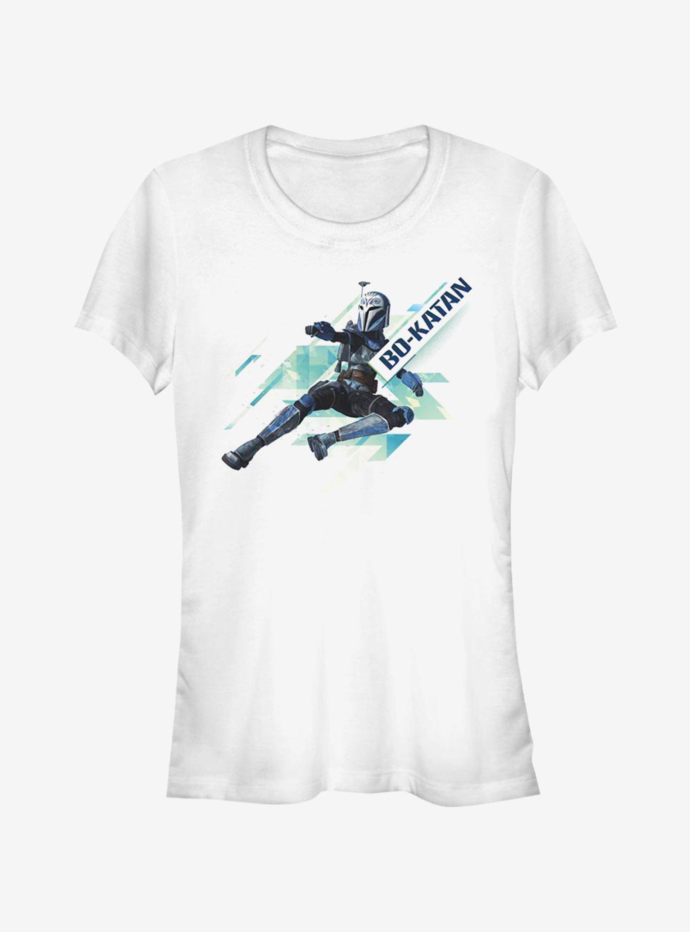 Star Wars The Clone Wars Bok Angled Girls T-Shirt