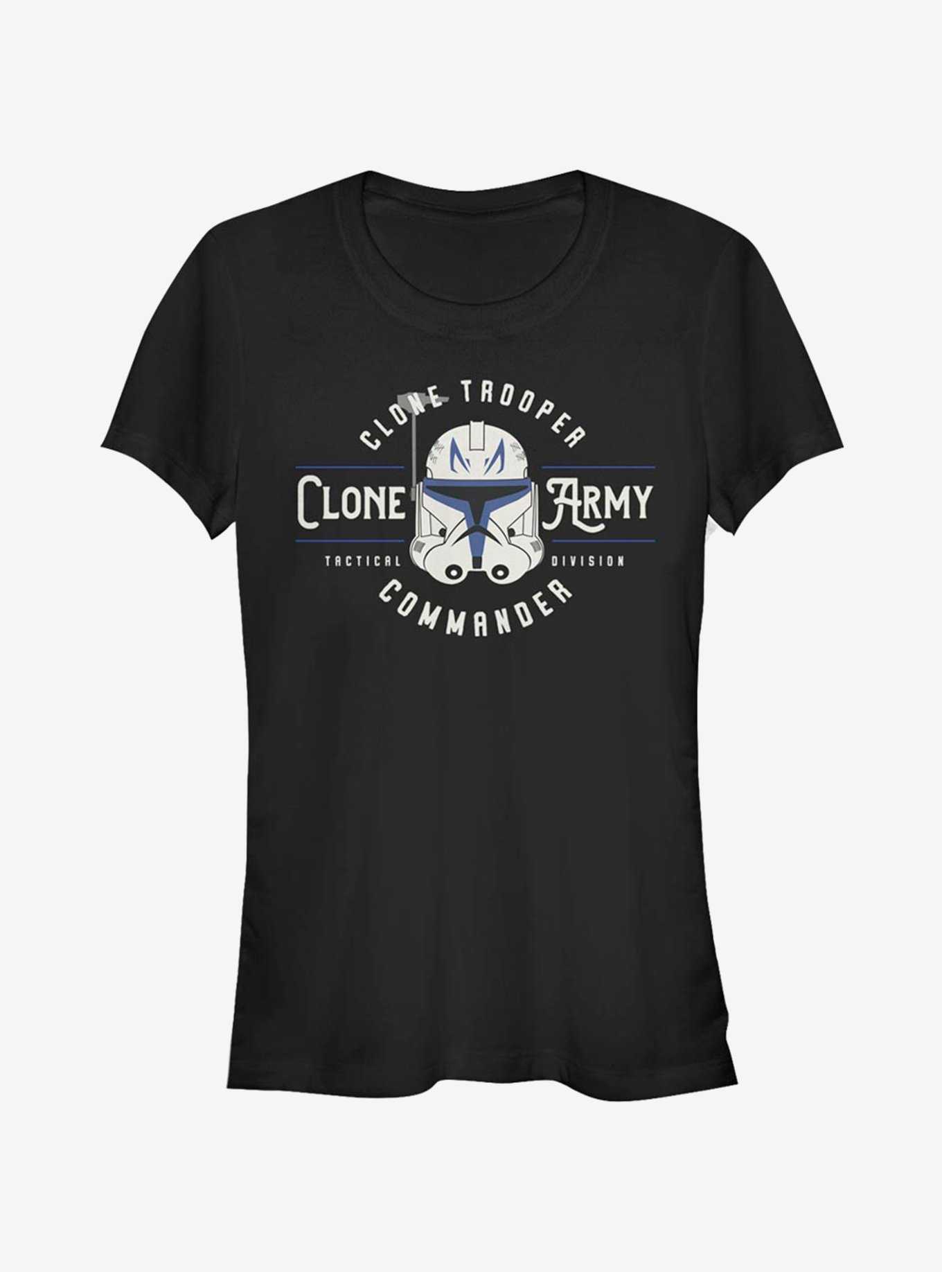 Star Wars The Clone Wars Clone Army Emblem Girls T-Shirt, , hi-res