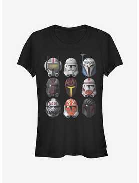Star Wars The Clone Wars Clone Helmets Girls T-Shirt, , hi-res