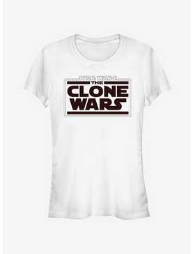 Star Wars The Clone Wars Clone Wars Logo Girls T-Shirt, , hi-res