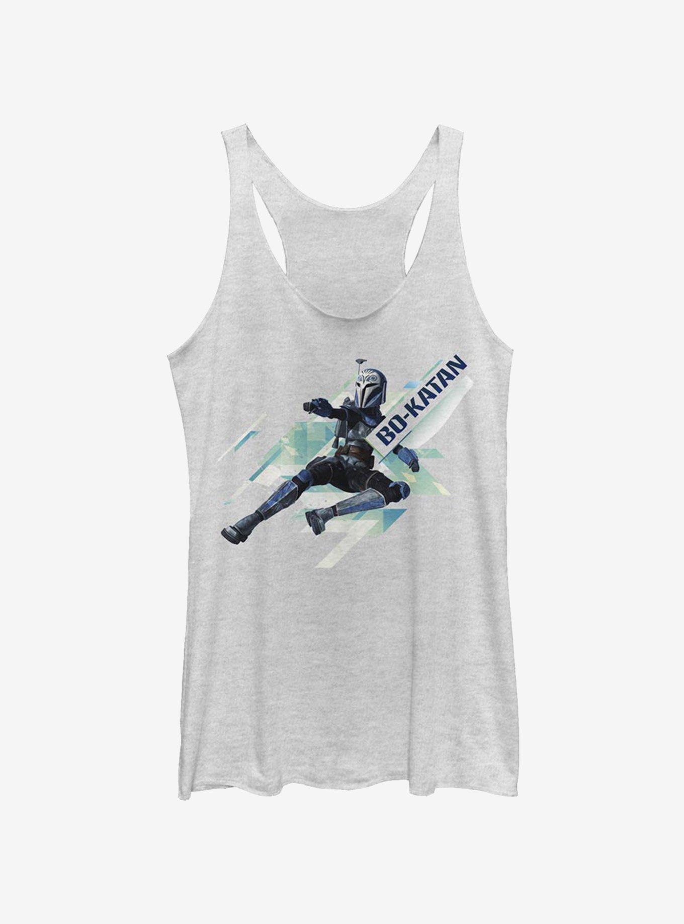 Star Wars The Clone Wars Bok Angled Girls Tank, WHITE HTR, hi-res