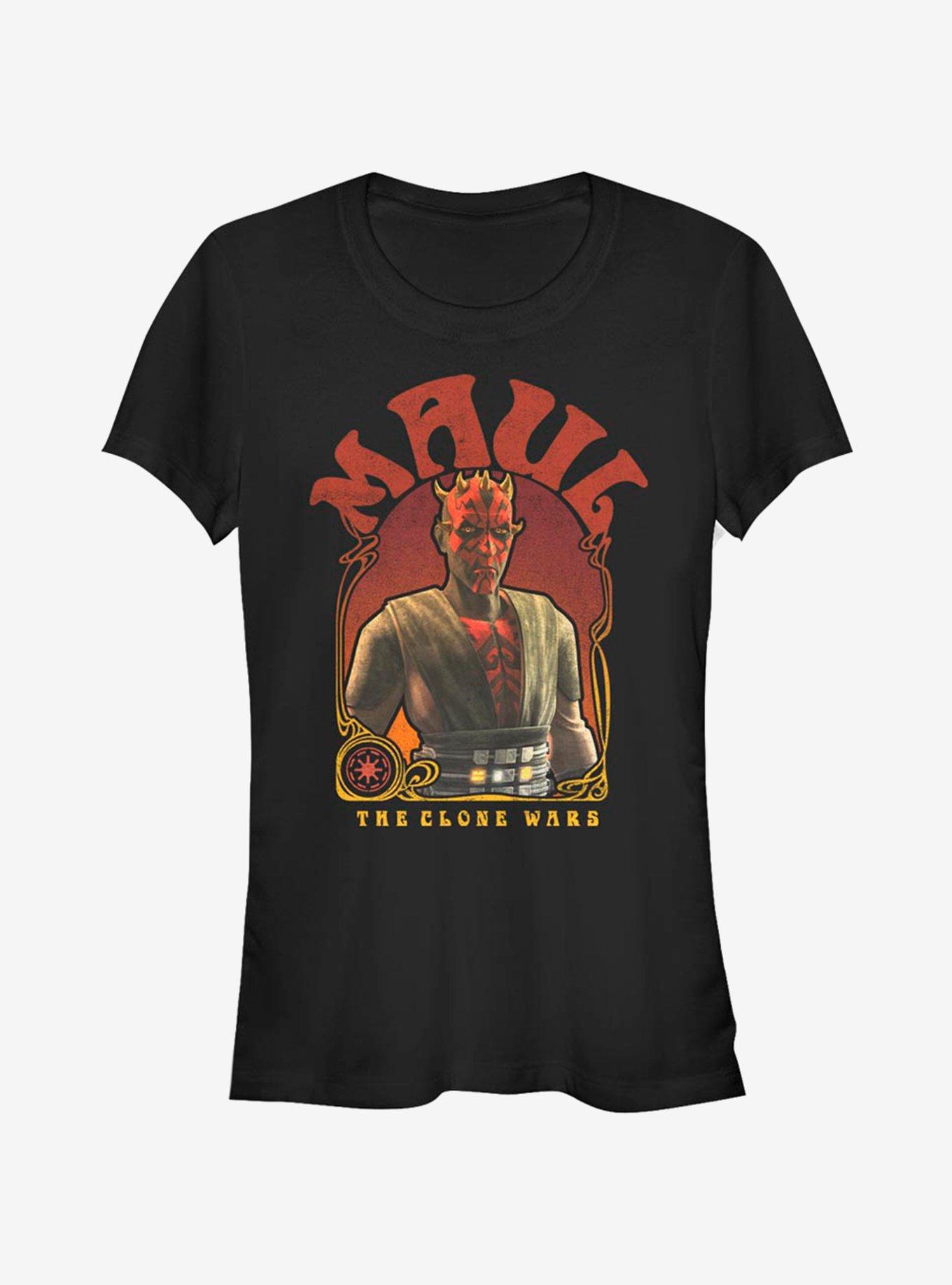 Star Wars The Clone Wars Maul Nouveau Girls T-Shirt, BLACK, hi-res