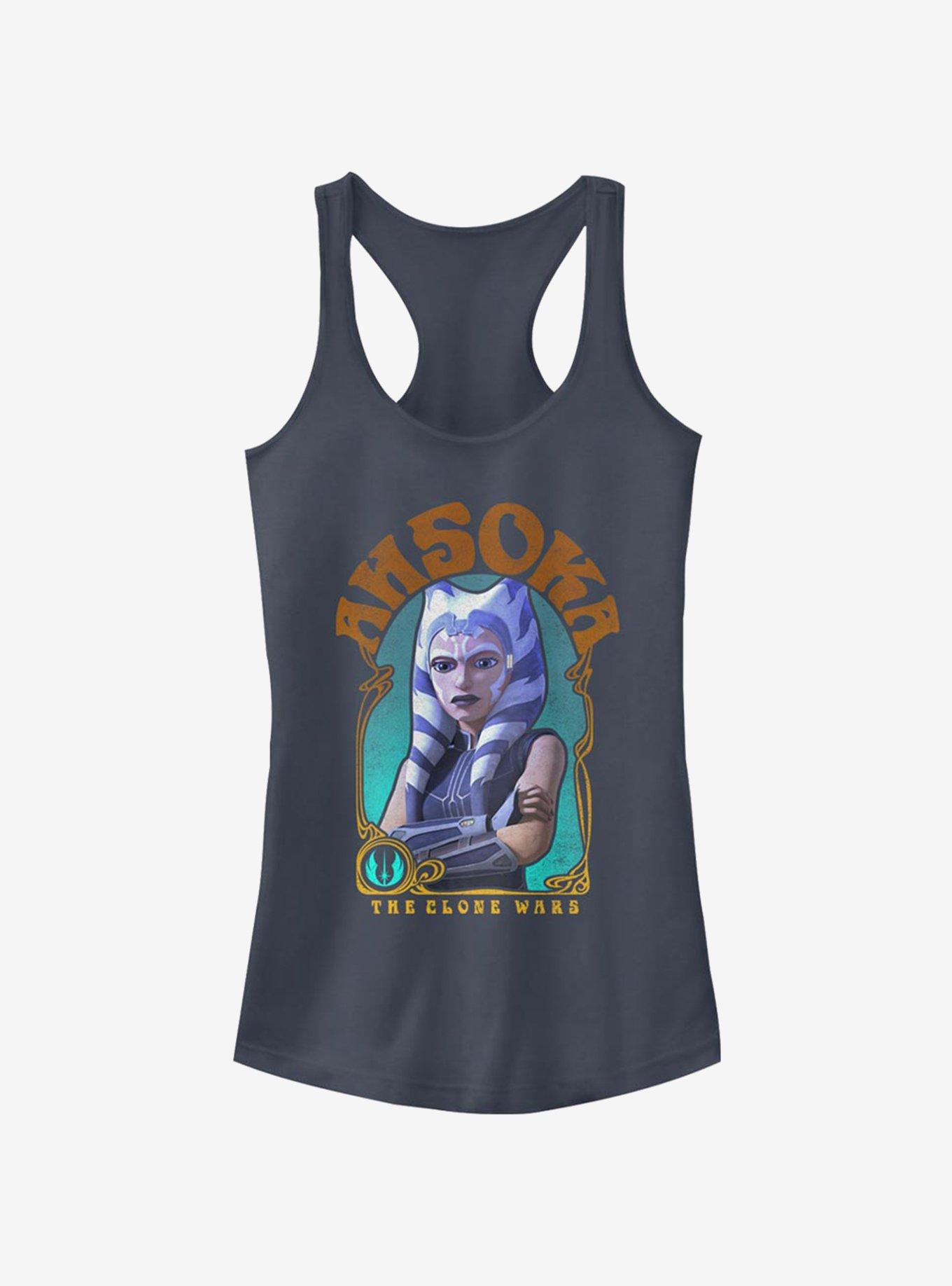 Star Wars The Clone Wars Ahsoka Nouveau Girls Tank, INDIGO, hi-res