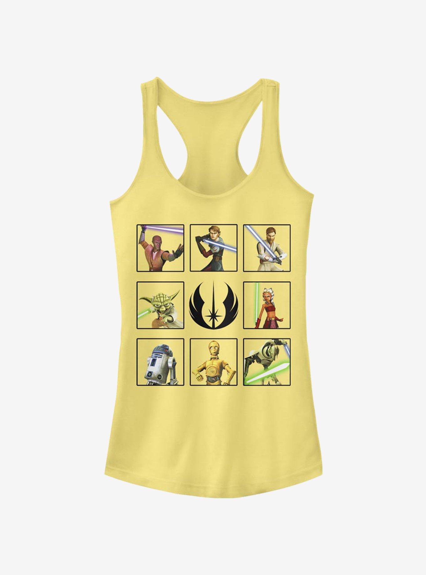 Star Wars The Clone Wars Clone Wars Box Up Girls Tank, BANANA, hi-res