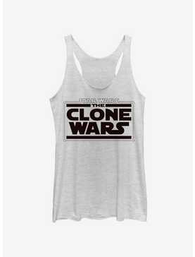 Star Wars The Clone Wars Clone Wars Logo Girls Tank, , hi-res