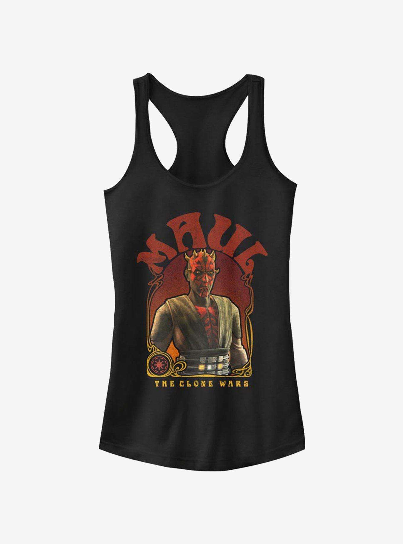 Star Wars The Clone Wars Maul Nouveau Girls Tank, BLACK, hi-res