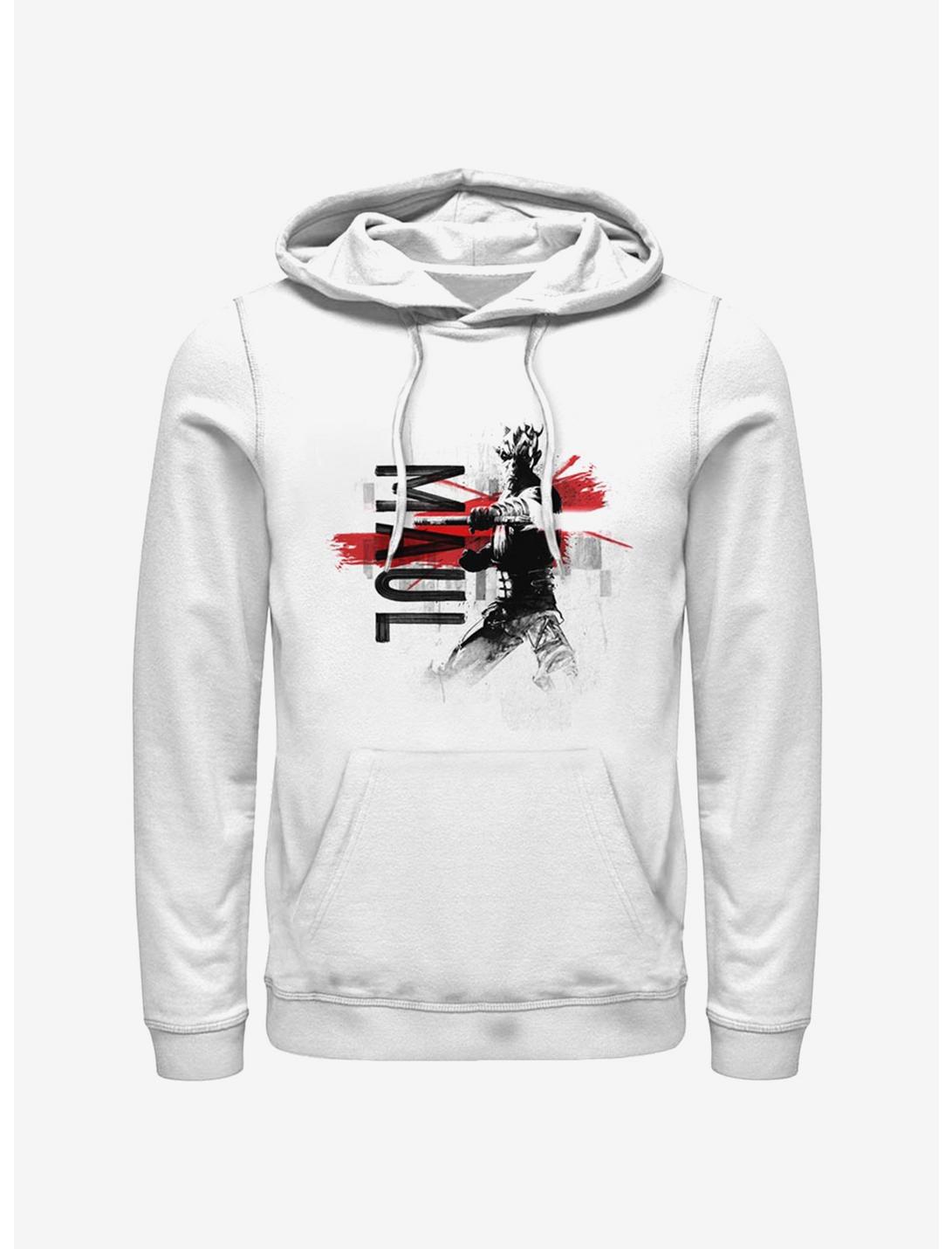 Star Wars The Clone Wars Maul Collage Hoodie, WHITE, hi-res