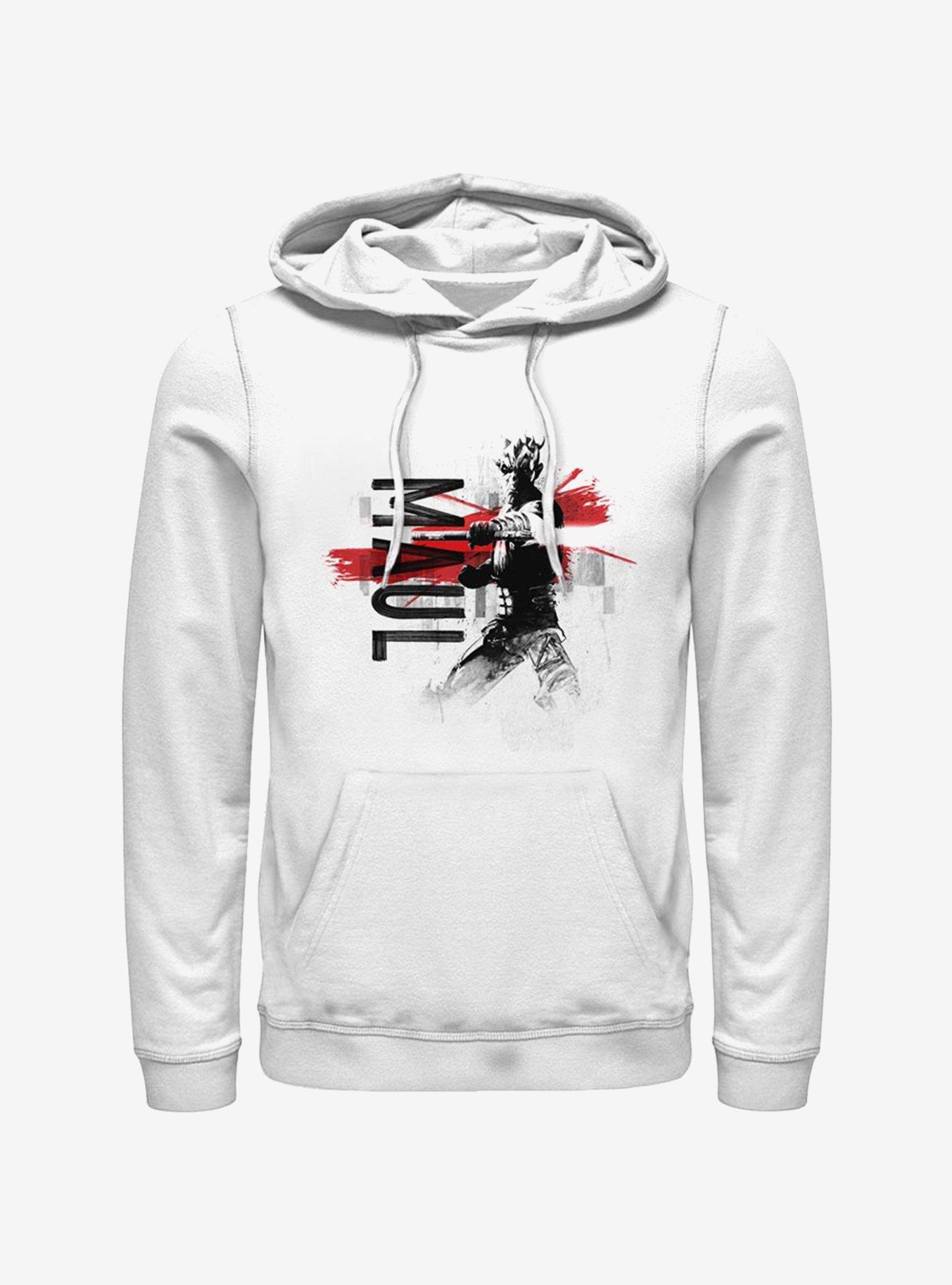 Star Wars The Clone Wars Maul Collage Hoodie, WHITE, hi-res