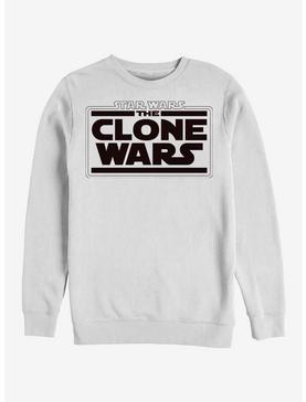 Star Wars The Clone Wars Clone Wars Logo Crew Sweatshirt, , hi-res