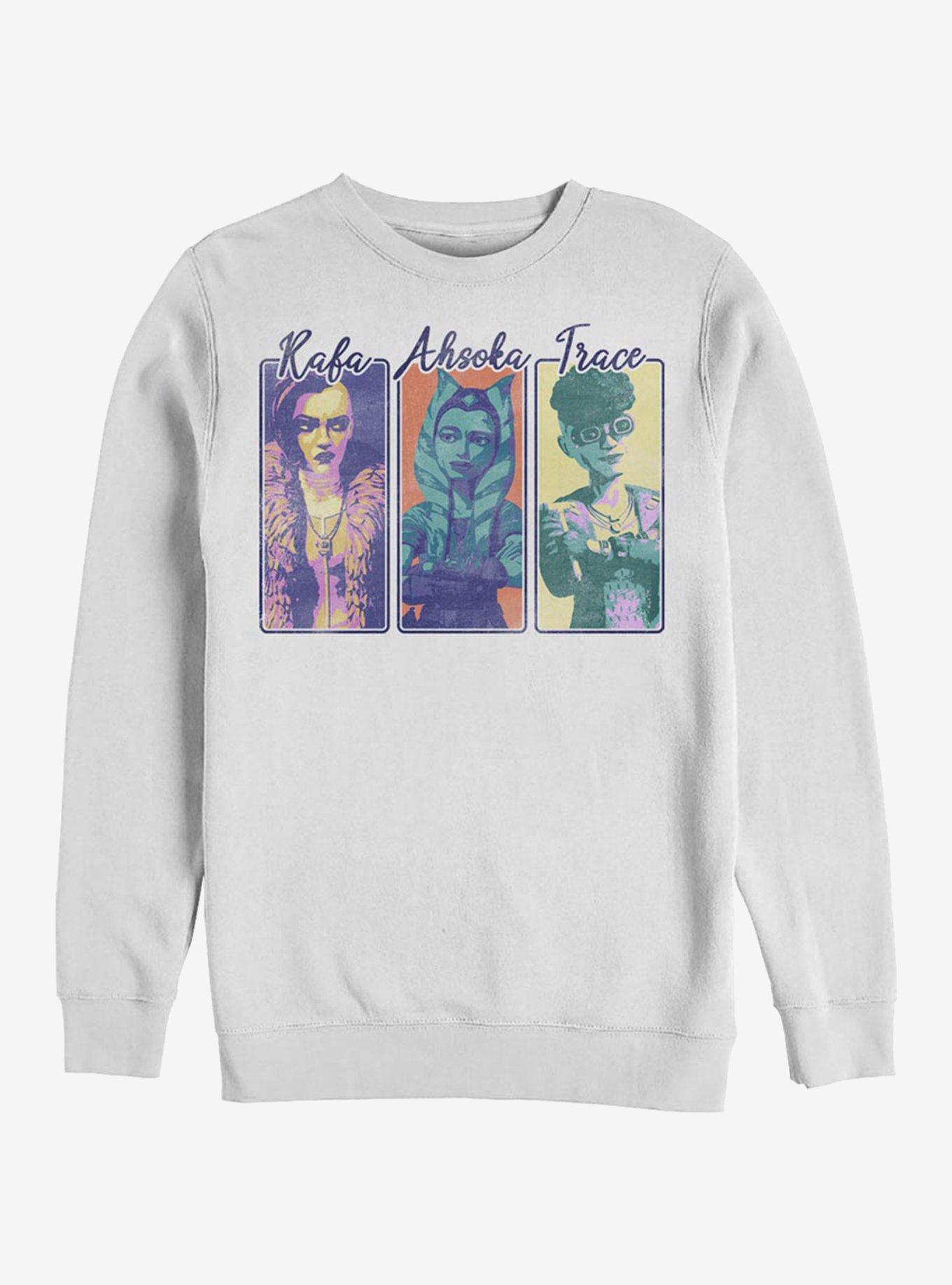 Star Wars The Clone Wars Girl Gang Crew Sweatshirt, WHITE, hi-res