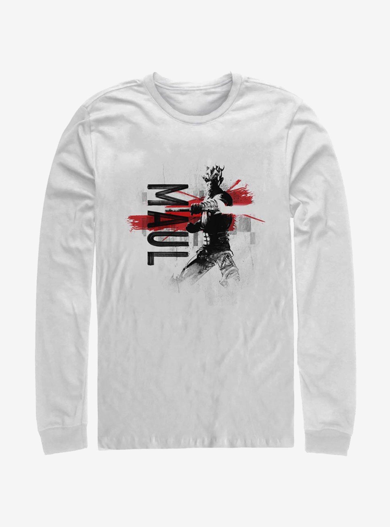 Star Wars The Clone Maul Collage Long-Sleeve T-Shirt