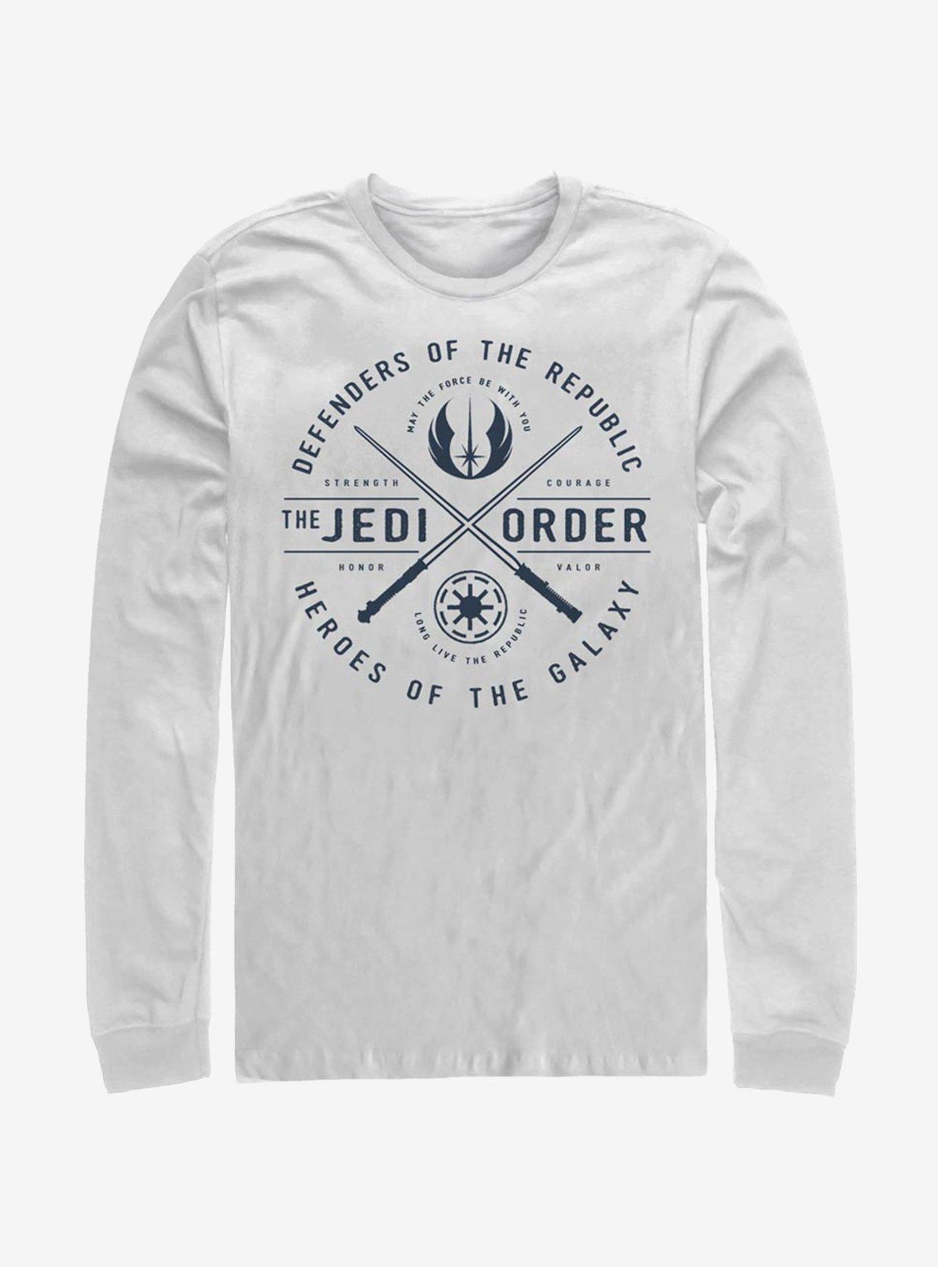 Star Wars The Clone Wars Sabers Emblem Long-Sleeve T-Shirt, , hi-res