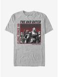 Star Wars The Clone Wars Bad Batch T-Shirt, ATH HTR, hi-res