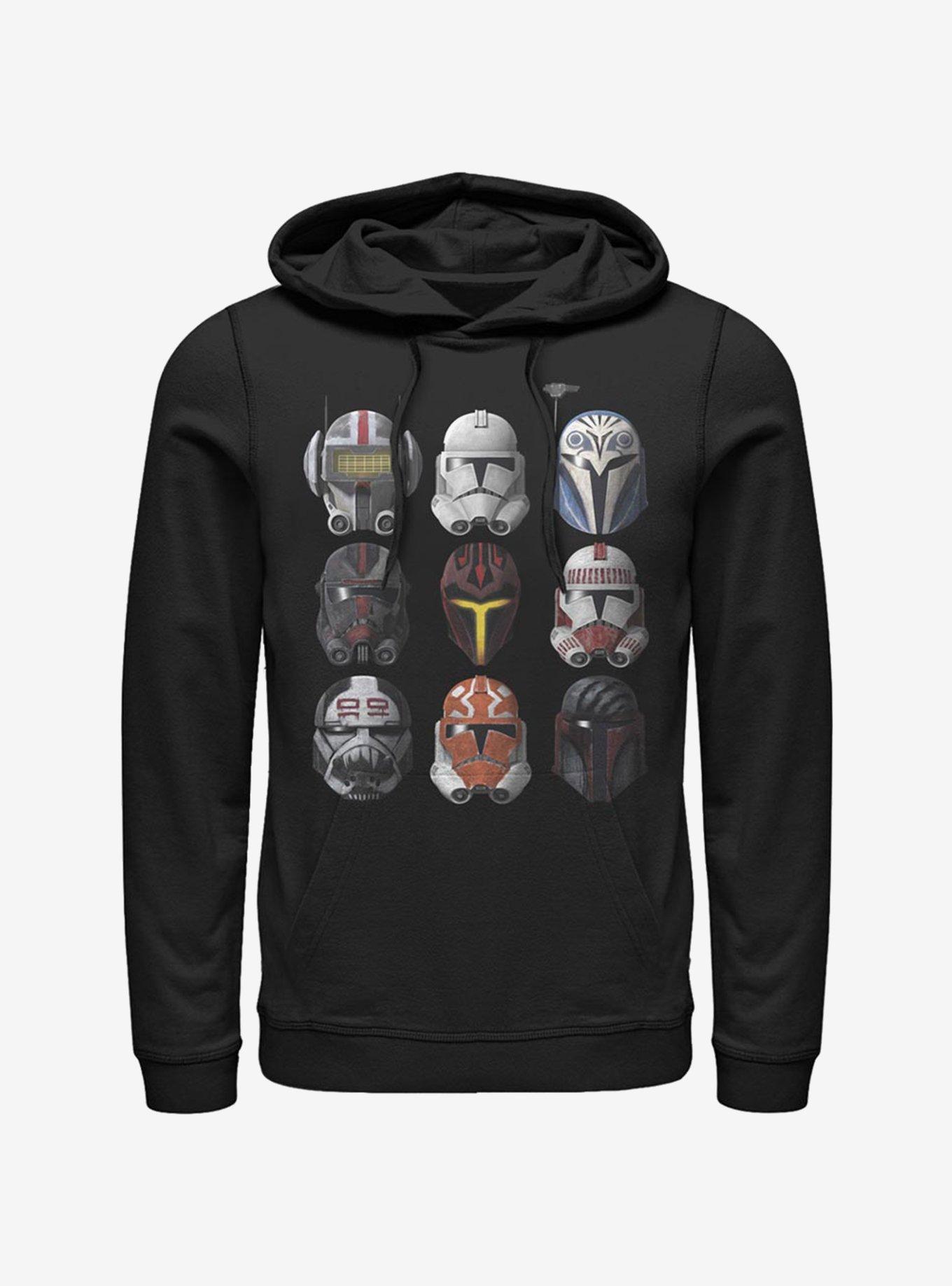 Star Wars The Clone Wars Clone Helmets Hoodie