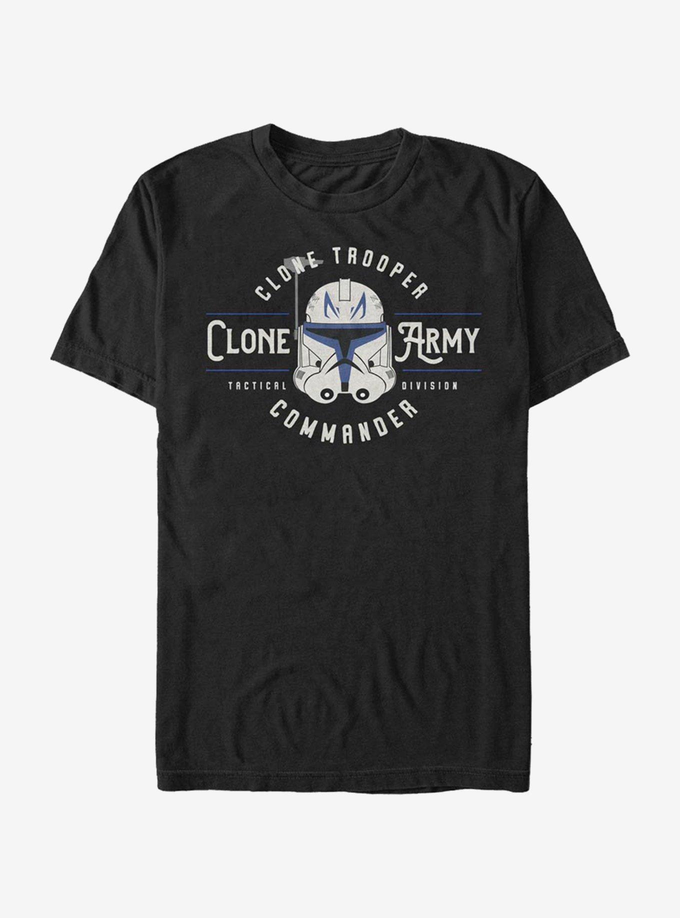 Star Wars The Clone Wars Clone Army Emblem T-Shirt, BLACK, hi-res