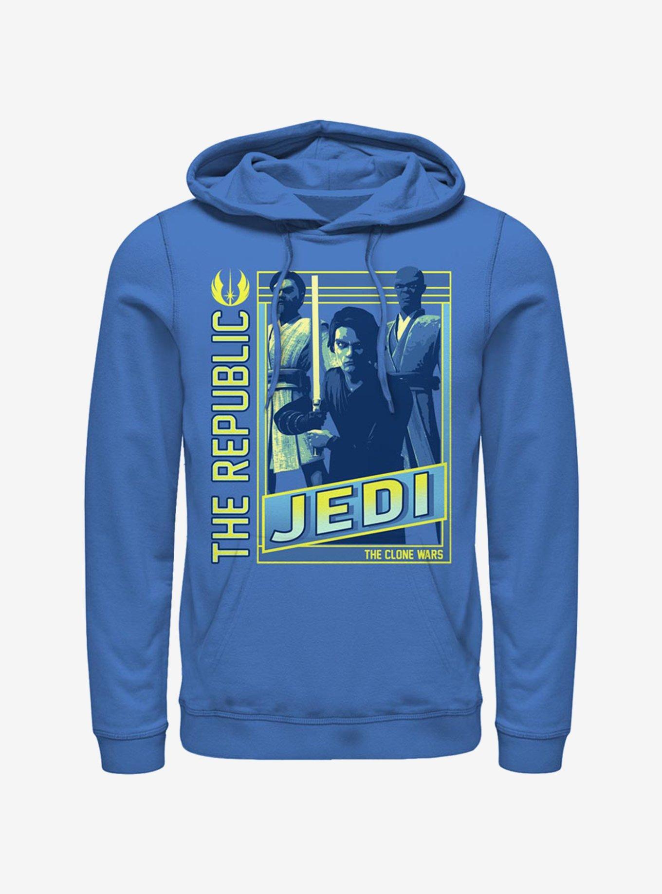 Star Wars The Clone Wars Jedi Group Hoodie, ROYAL, hi-res