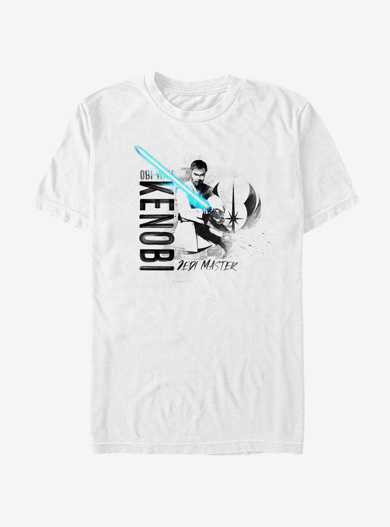 Star Wars The Clone Wars Obi Collage T-Shirt, WHITE, hi-res