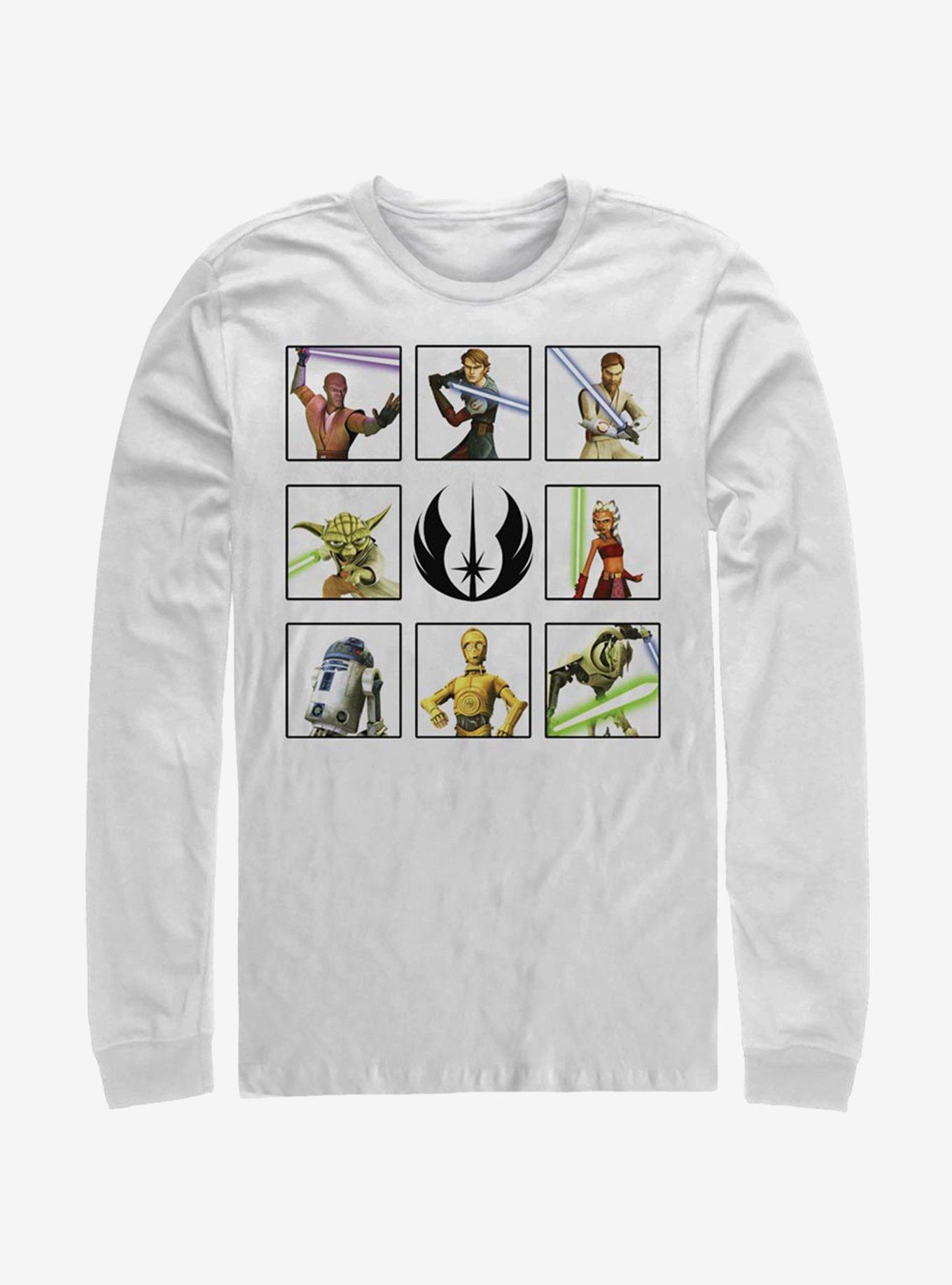 Star Wars The Clone Wars Clone Wars Box Up Long-Sleeve T-Shirt, WHITE, hi-res