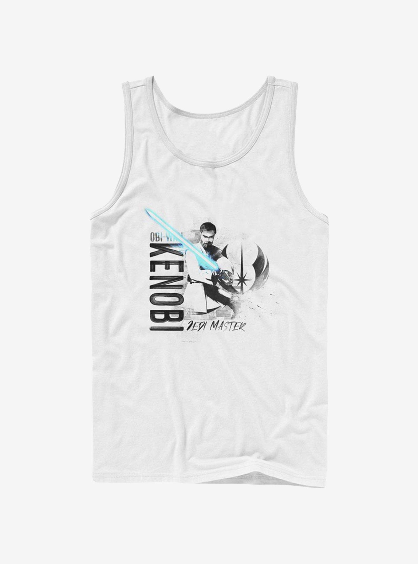 Star Wars The Clone Wars Obi Collage Tank, WHITE, hi-res