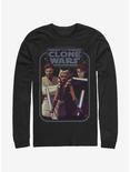 Star Wars The Clone Wars Hero Group Shot Long-Sleeve T-Shirt, BLACK, hi-res