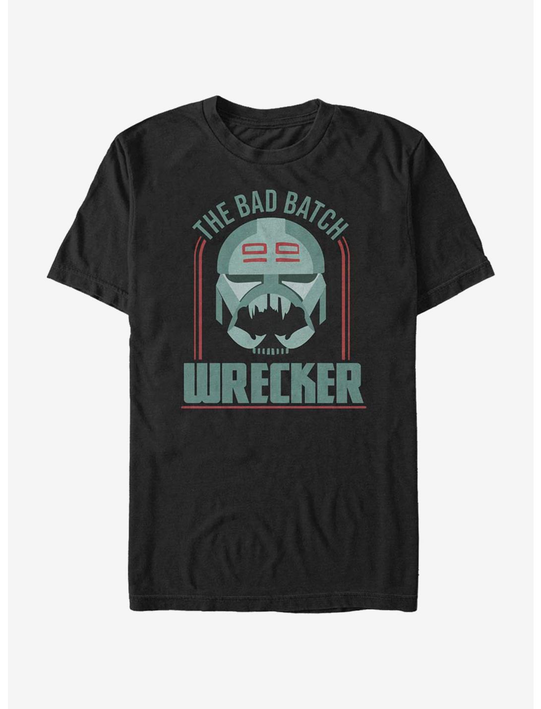 Star Wars The Clone Wars Bad Batch Badge T-Shirt, BLACK, hi-res