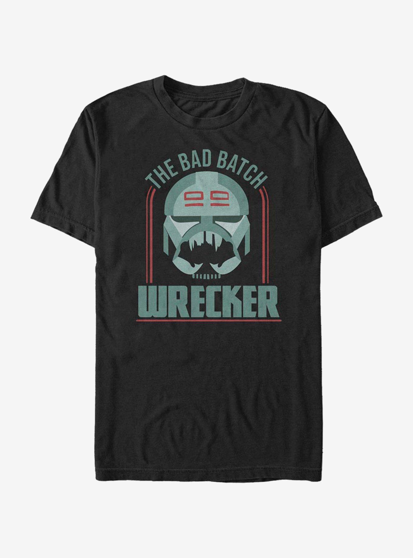 Star Wars The Clone Wars Bad Batch Badge T-Shirt, BLACK, hi-res