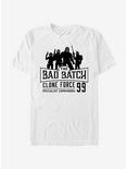 Star Wars The Clone Wars Bad Batch Emblem T-Shirt, WHITE, hi-res