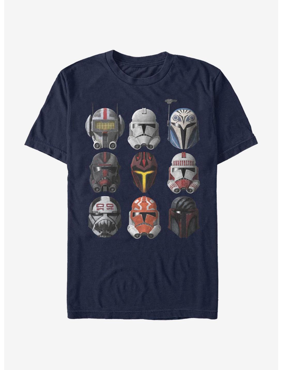 Star Wars The Clone Wars Clone Helmets T-Shirt, , hi-res