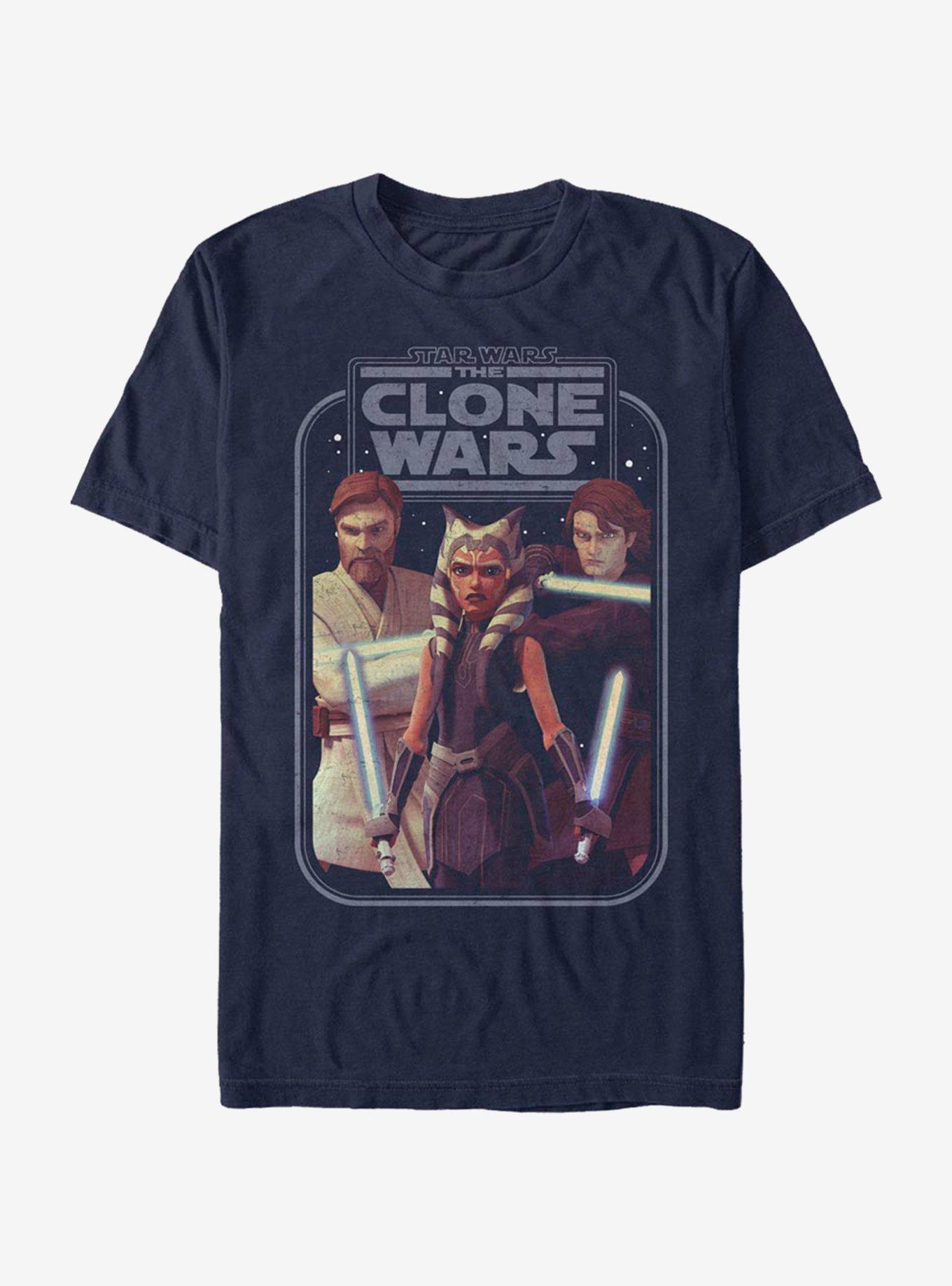 Star Wars The Clone Wars Hero Group Shot T-Shirt, , hi-res