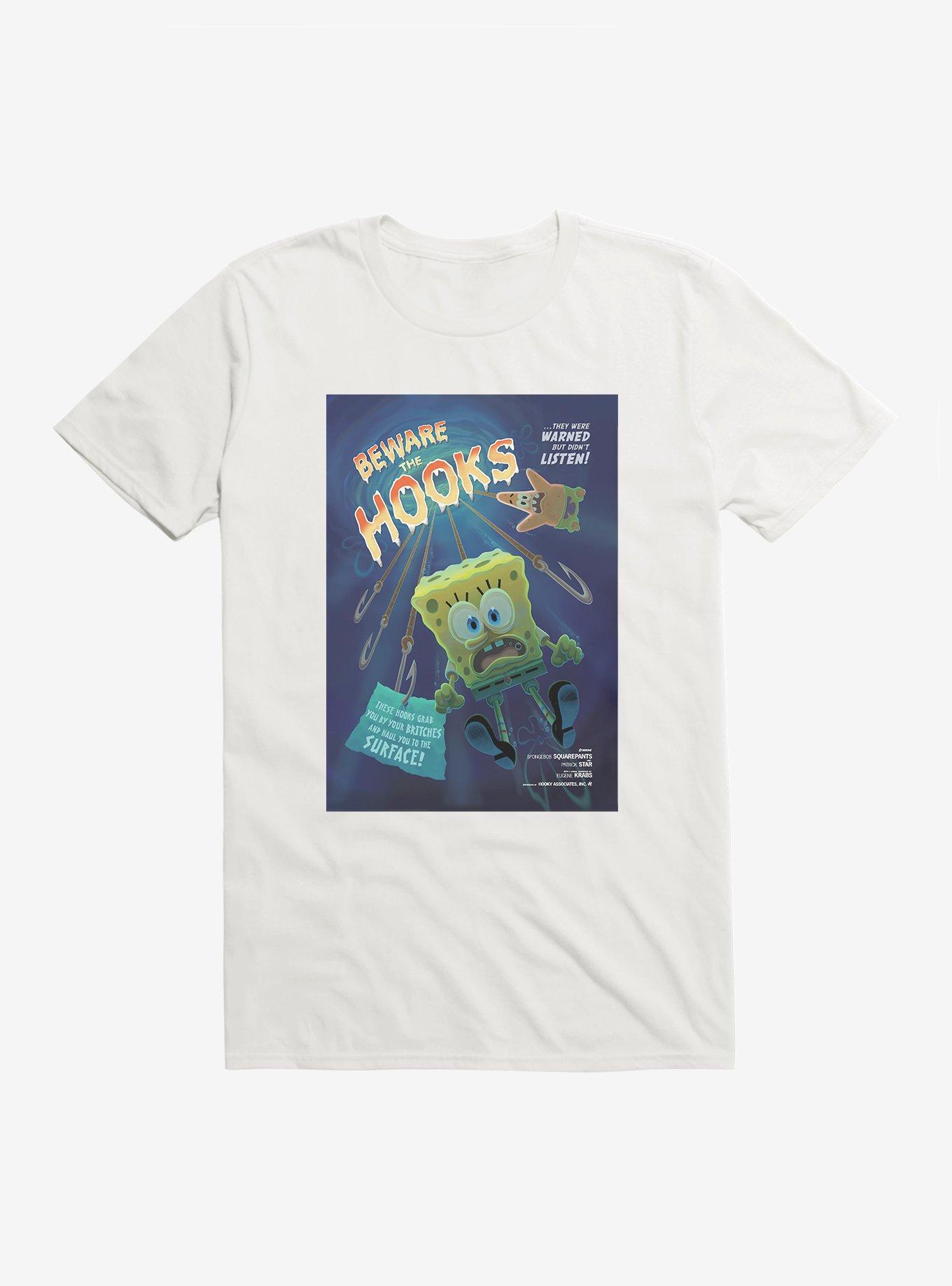 SpongeBob SquarePants Beware The Hooks T-Shirt | BoxLunch