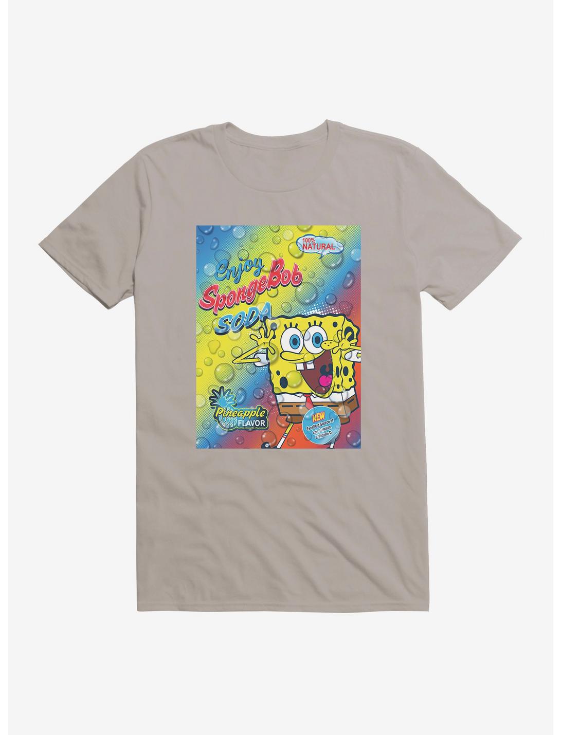 SpongeBob SquarePants Pineapple Soda T-Shirt, LIGHT GREY, hi-res