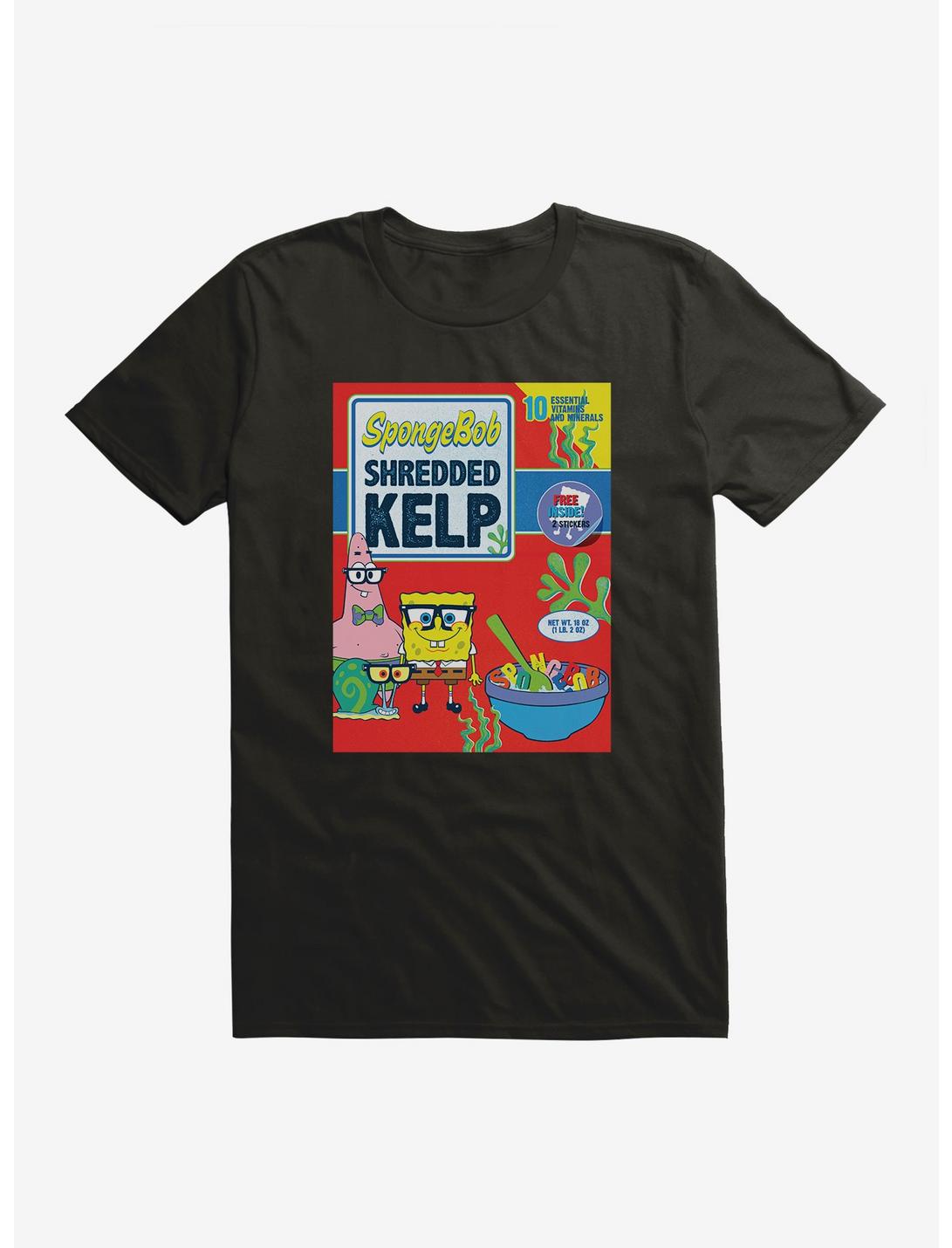 SpongeBob SquarePants Shredded Kelp T-Shirt, BLACK, hi-res