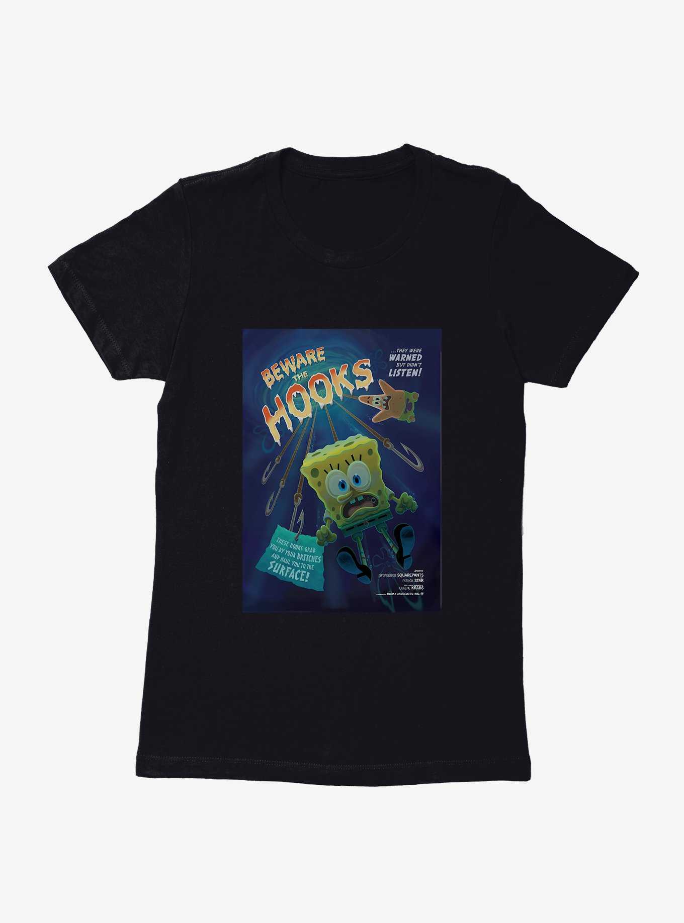 SpongeBob SquarePants Beware The Hooks Womens T-Shirt, , hi-res