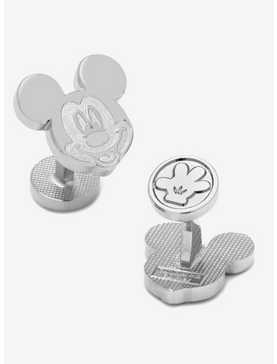 Disney Mickey Mouse Silver Mickey Mouse Cufflinks, , hi-res