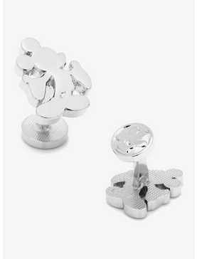Disney Mickey Mouse Silver Mickey Mouse Silhouette Cufflinks, , hi-res