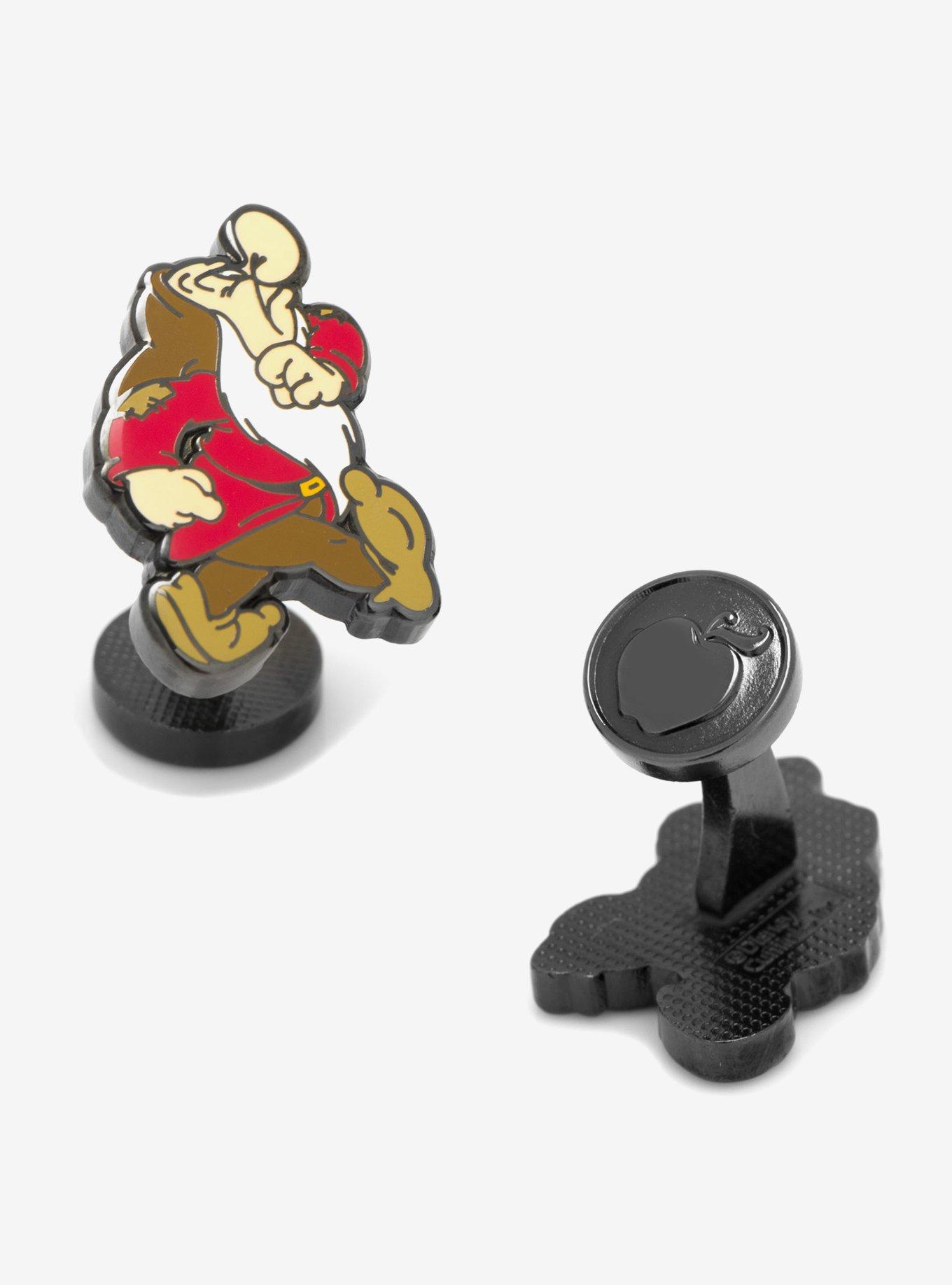 Disney Snow White And The Seven Dwarfs Grumpy Dwarf Cufflinks, , hi-res