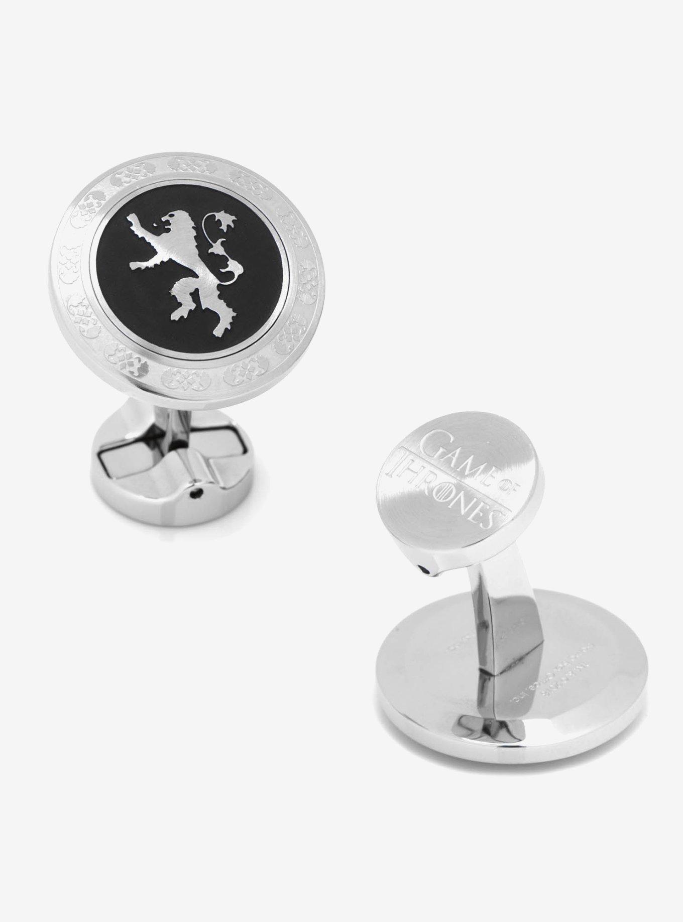 Game Of Thrones Lannister Filigree Stainless Steel Cufflinks, , hi-res