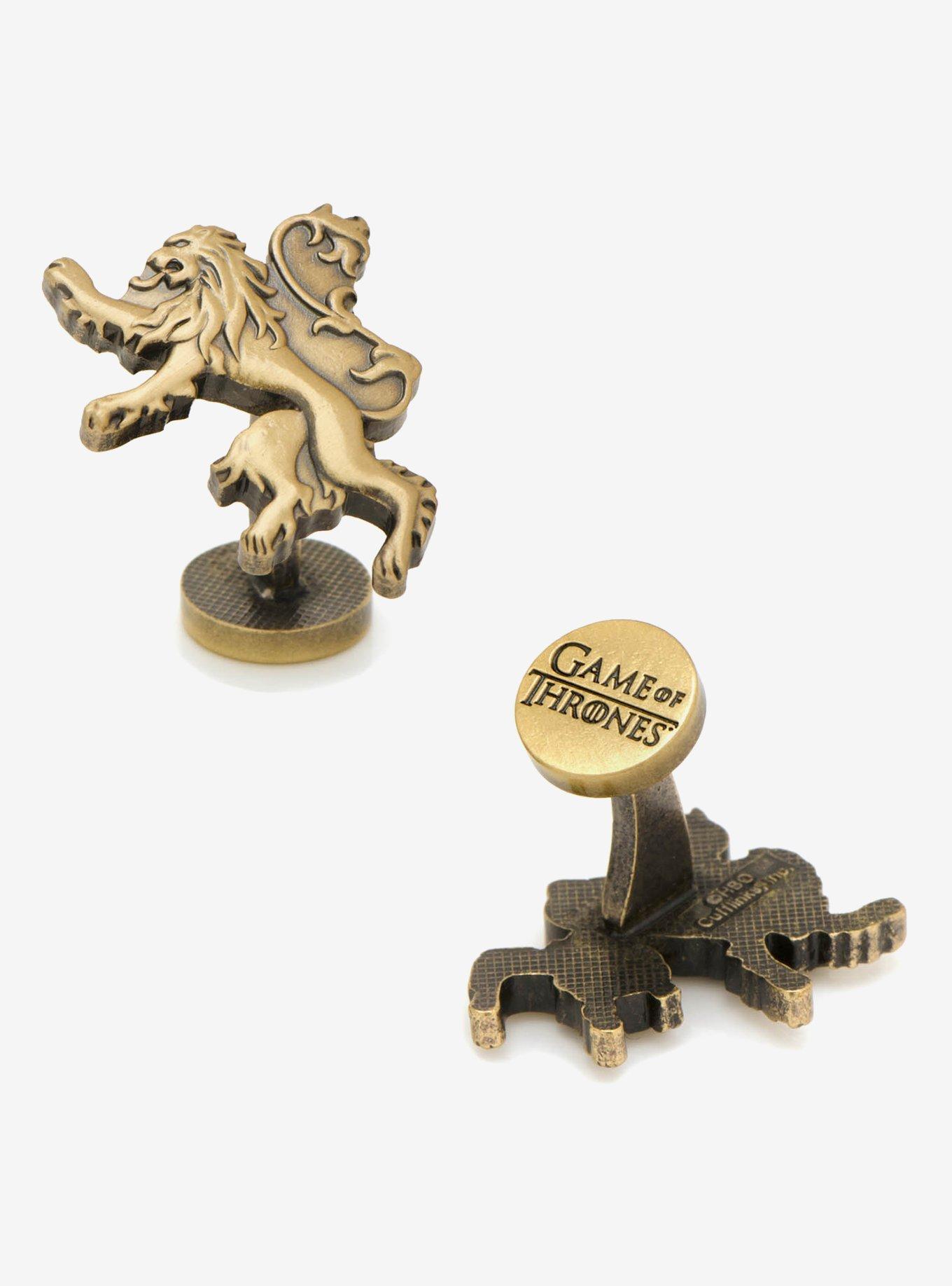 Game Of Thrones Lannister Lion Sigil Cufflinks, , hi-res