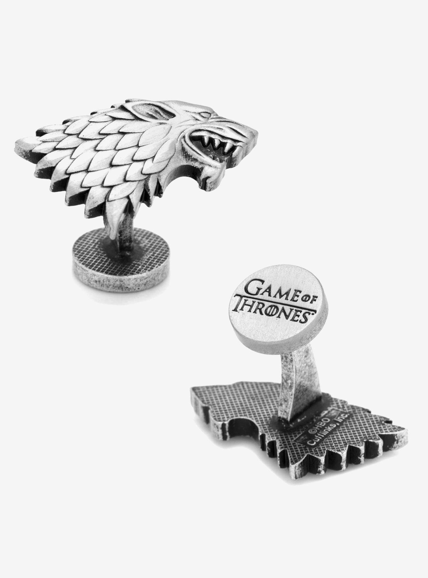 Game Of Thrones Stark Direwolf Sigil Cufflinks