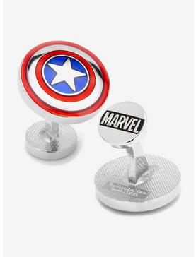 Plus Size Marvel Captain America Captain America Shield Cufflinks, , hi-res