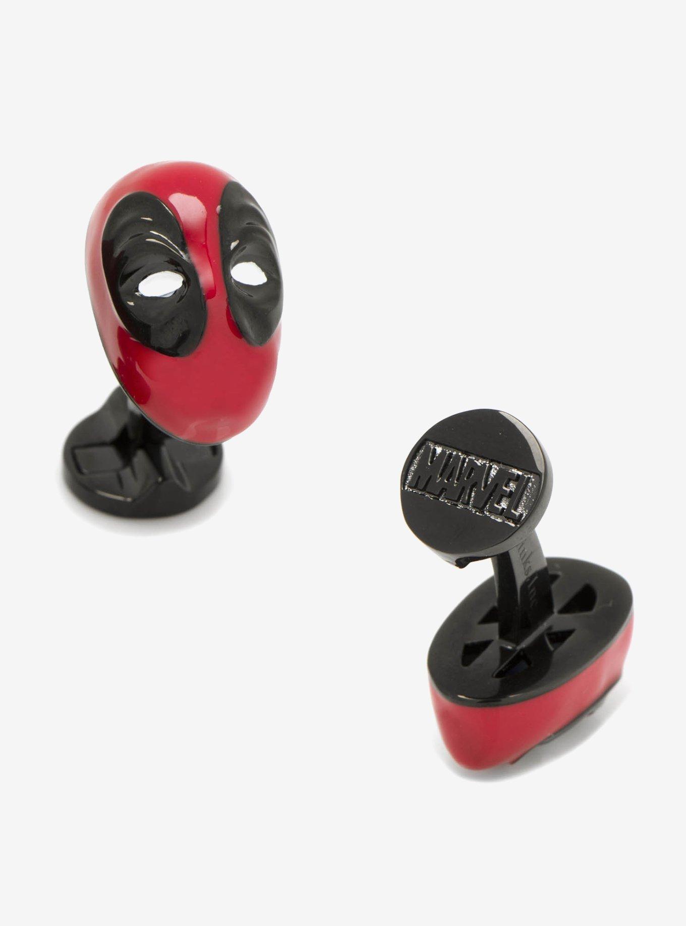 Marvel Deadpool 3D Deadpool Cufflinks, , hi-res