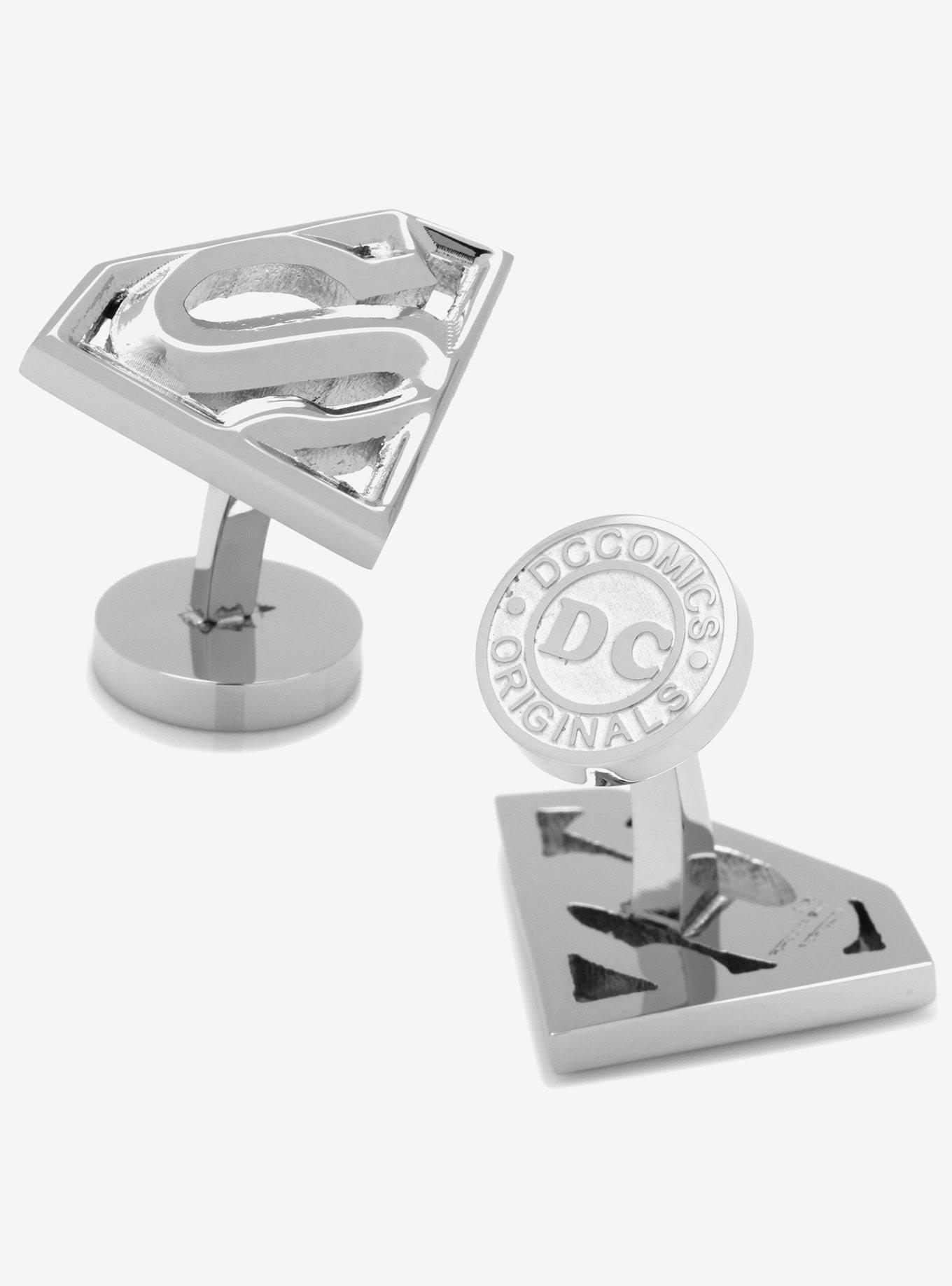 DC Comics Superman Stainless Steel Superman Cufflinks, , hi-res