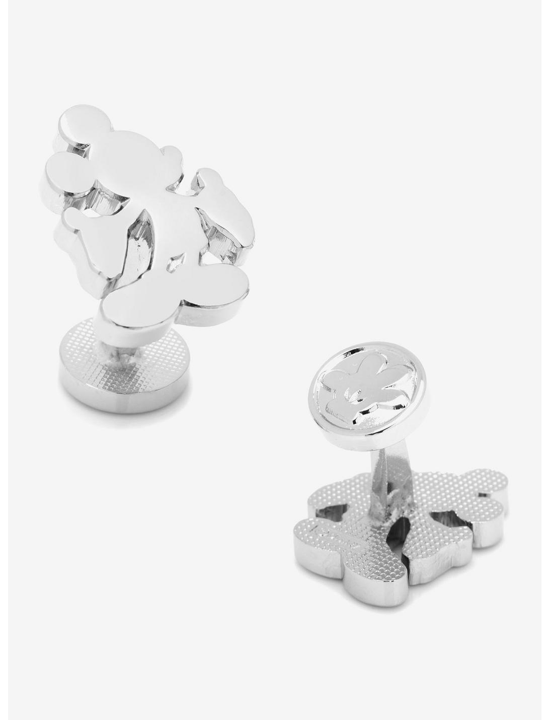 Disney Mickey Mouse Silver Mickey Mouse Silhouette Cufflinks, , hi-res