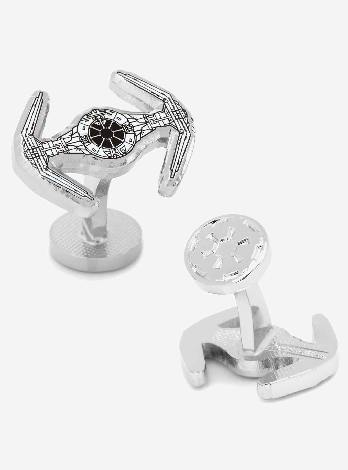 Star Wars Darth Vader Tie Starfighter Blueprint Cufflinks, , hi-res