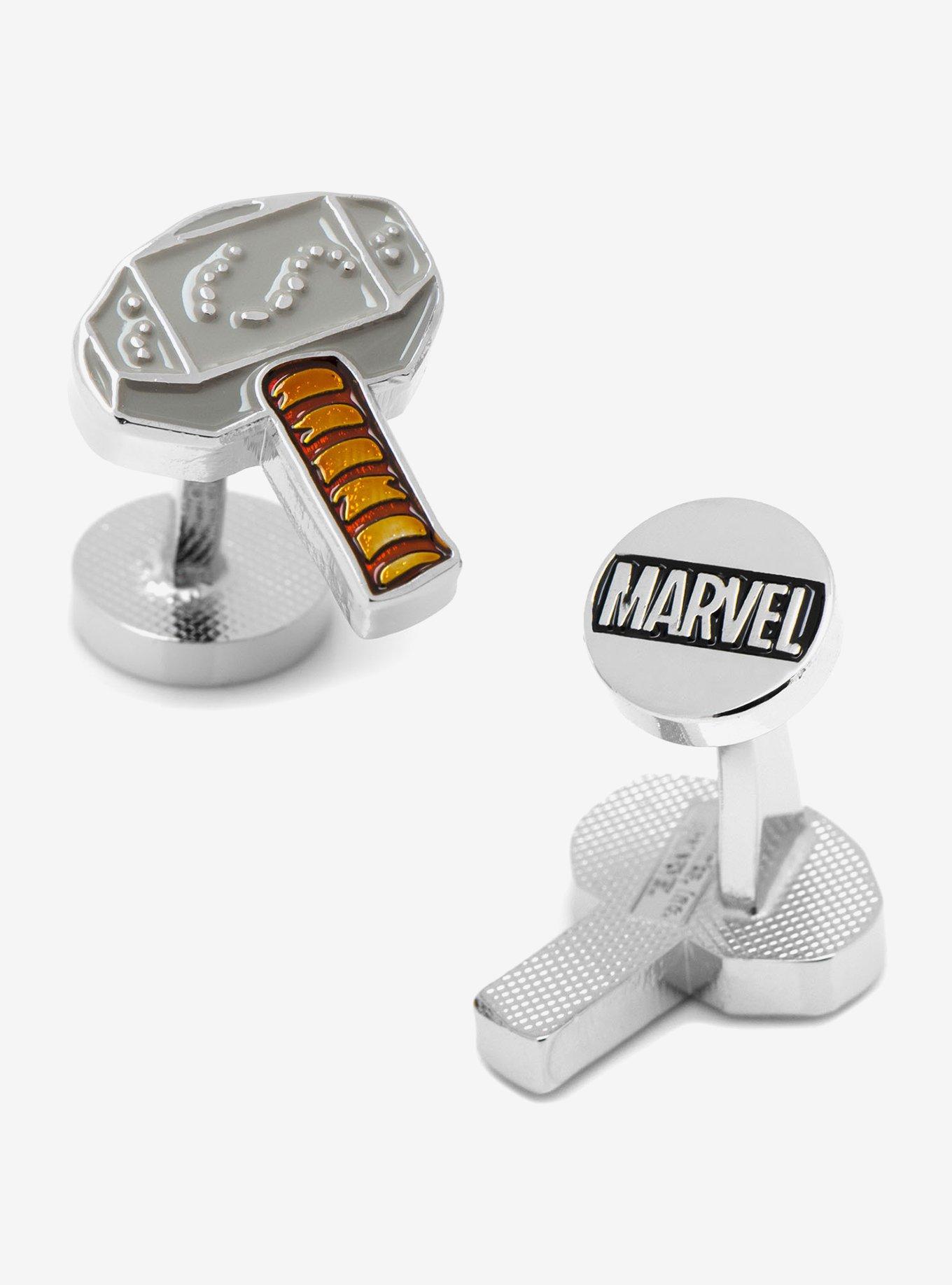 Marvel Avengers Thor Hammer Mjolnir Cufflinks, , hi-res