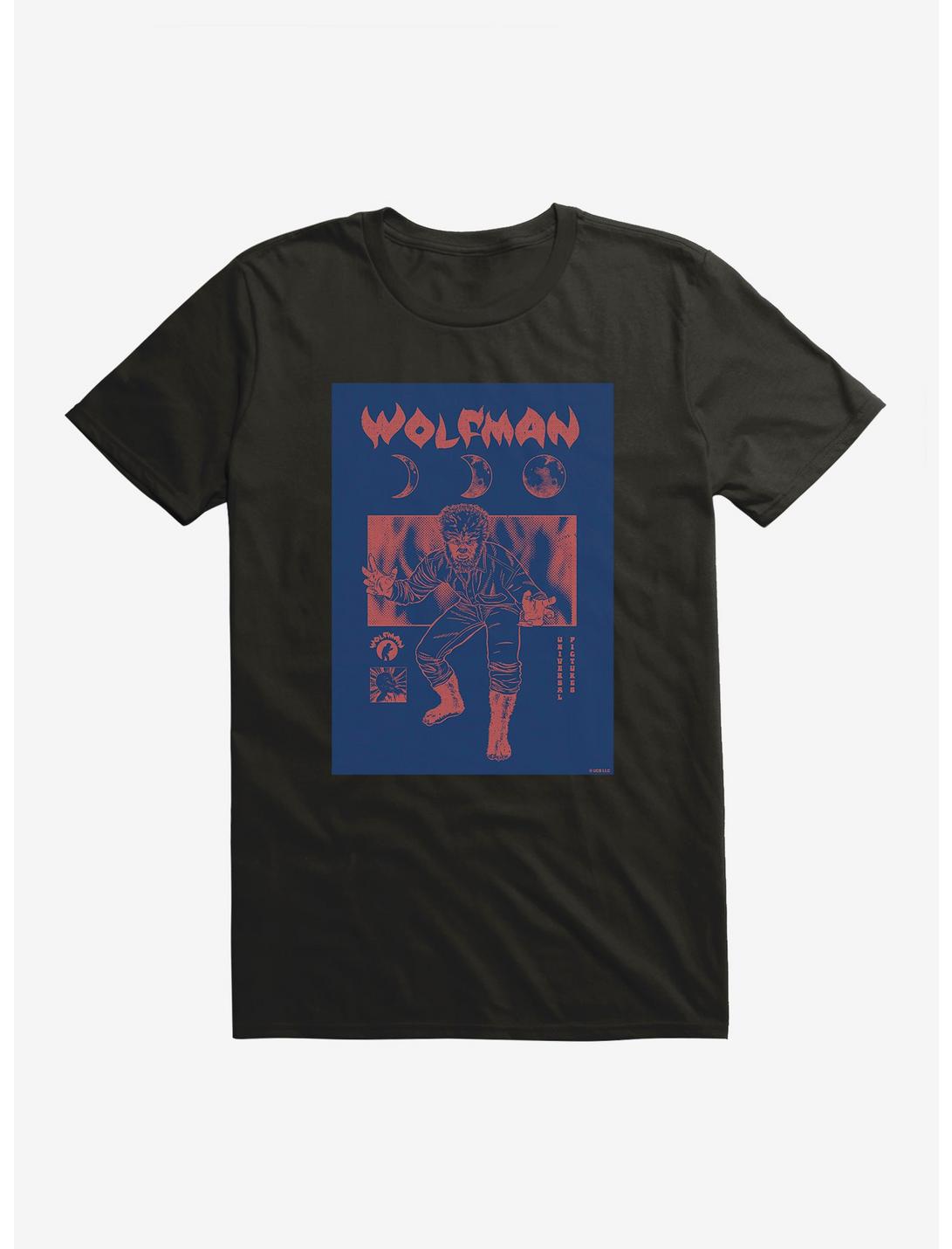 The Wolf Man Glare T-Shirt, BLACK, hi-res
