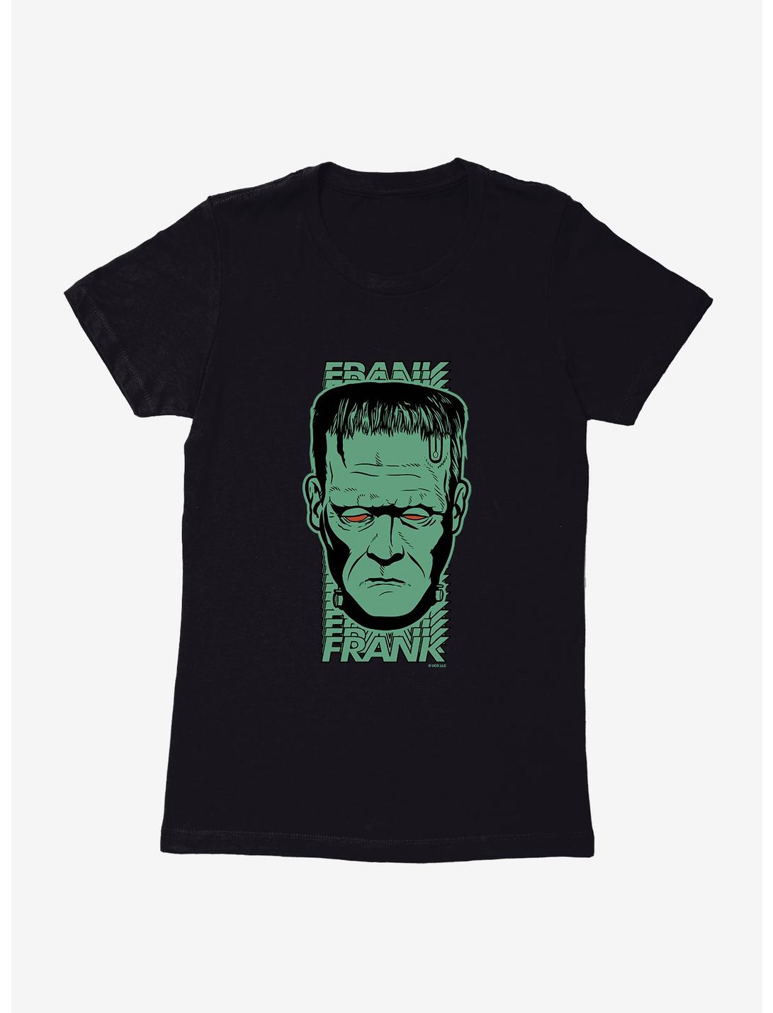Frankenstein Name Stack Womens T-Shirt, BLACK, hi-res