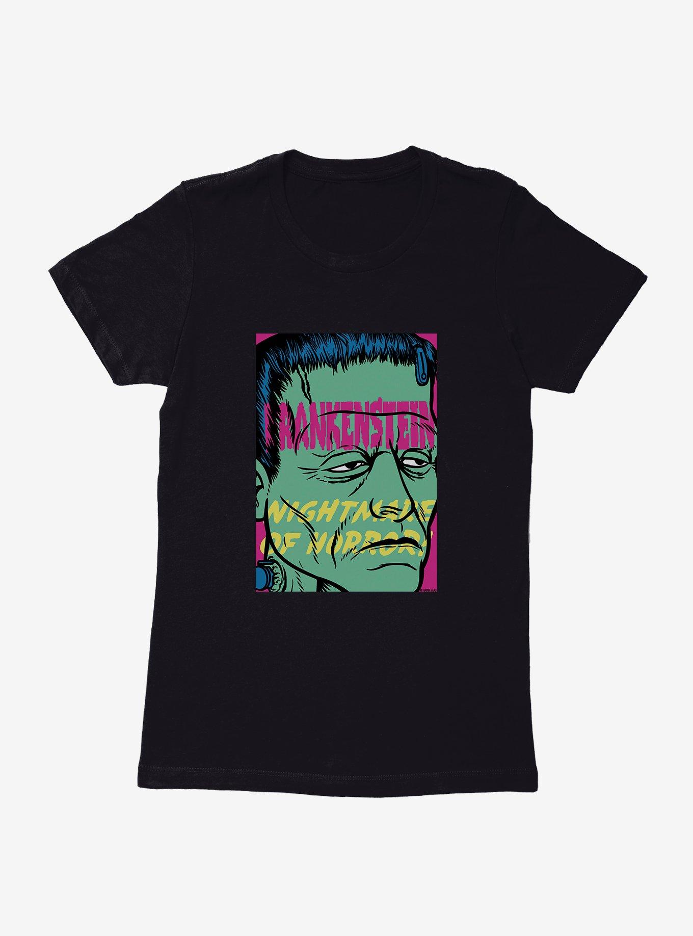 Frankenstein Nightmare Of Horror Womens T-Shirt, , hi-res