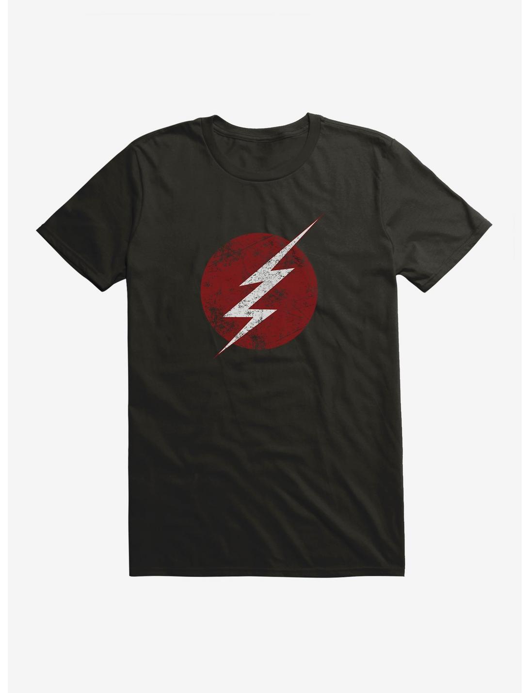 DC Comics The Flash Distressed Bolt T-Shirt, BLACK, hi-res